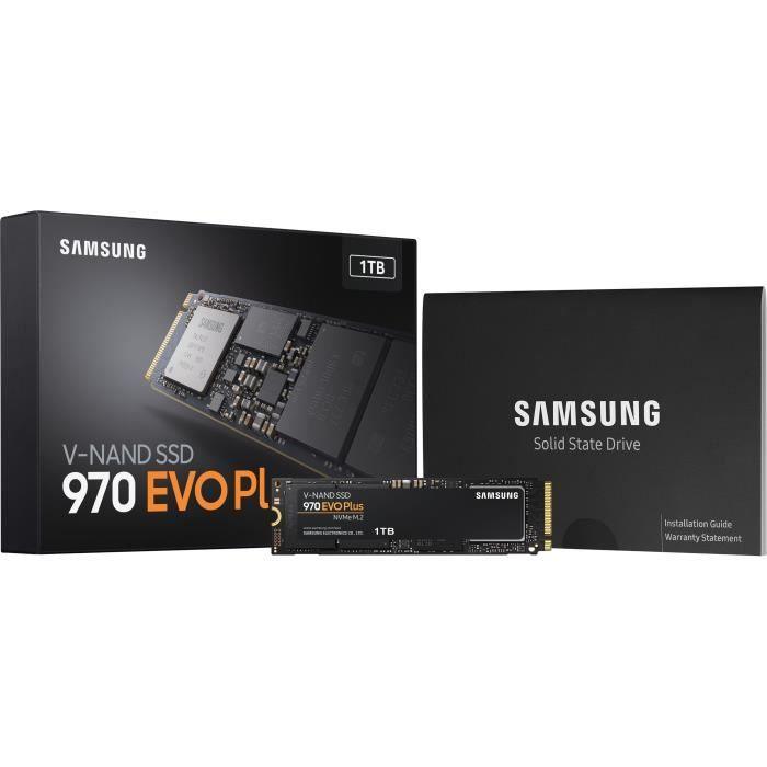 SAMSUNG - SSD Interne - 970 EVO PLUS - 1To - M.2 NVMe (MZ-V7S1T0BW) SAMSUNG