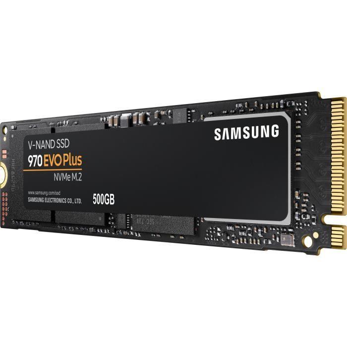 SAMSUNG - SSD Interne - 970 EVO PLUS - 500Go - M.2 NVMe (MZ-V7S500BW) SAMSUNG