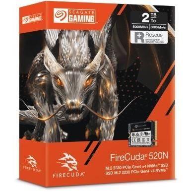 SEAGATE - FireCuda 520N - SSD gaming - 2To - NVMe M.2 2230-S2 PCIe G4 x4 SEAGATE