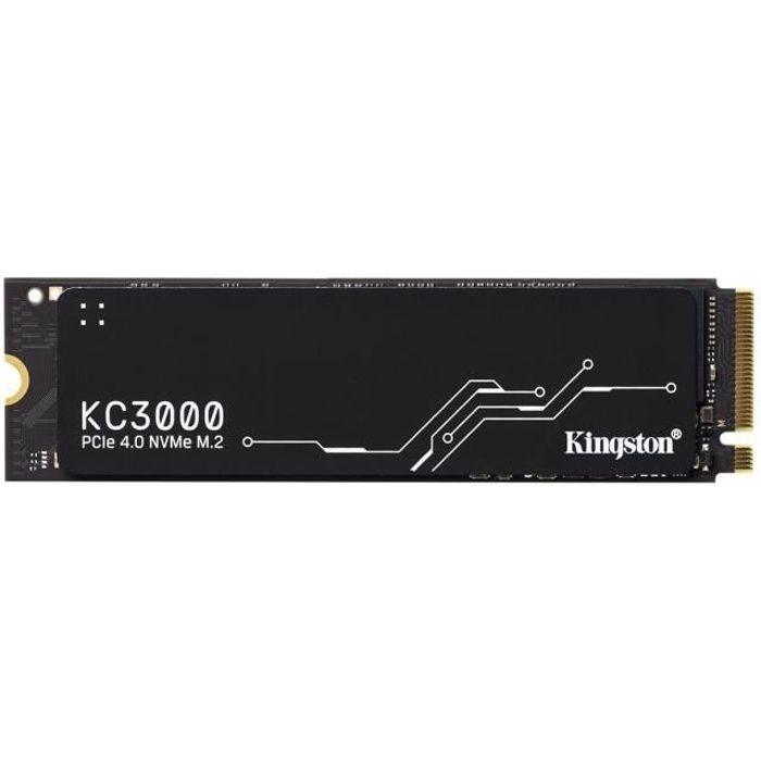 KINGSTON - SSD Interne - KC3000 - 2048Go - M.2 NVMe (SKC3000D/2048G) KINGSTON