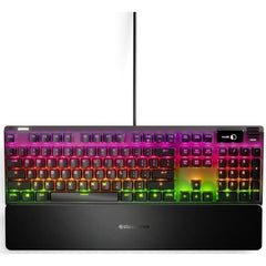 Clavier Gaming - AZERTY - STEELSERIES - Apex 7 Red Switch - Avec Pavé Numérique - Rétroéclairé - Noir STEELSERIES