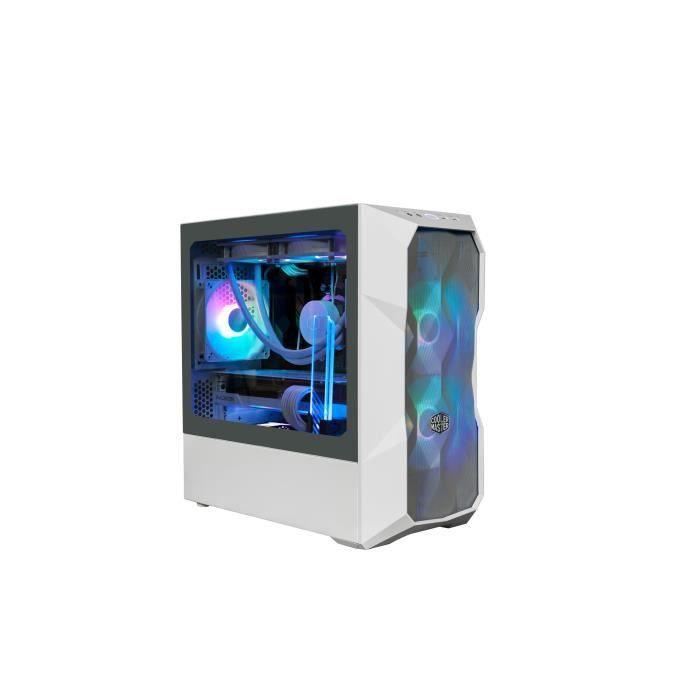 Boitier PC Gaming - COOLER MASTER - TD300 Mesh White - ARGB - mATX (TD300-WGNN-S00) COOLER MASTER