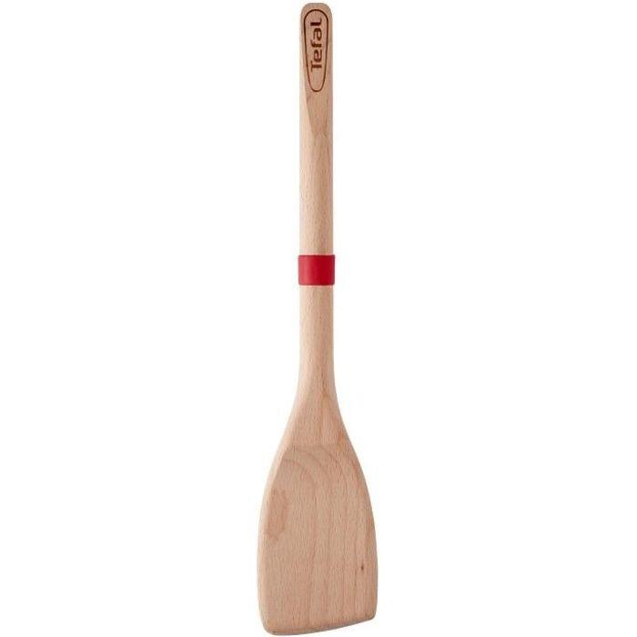 TEFAL Spatule a angle Ingenio - Bois hetre et silicone platinium - 33 cm TEFAL