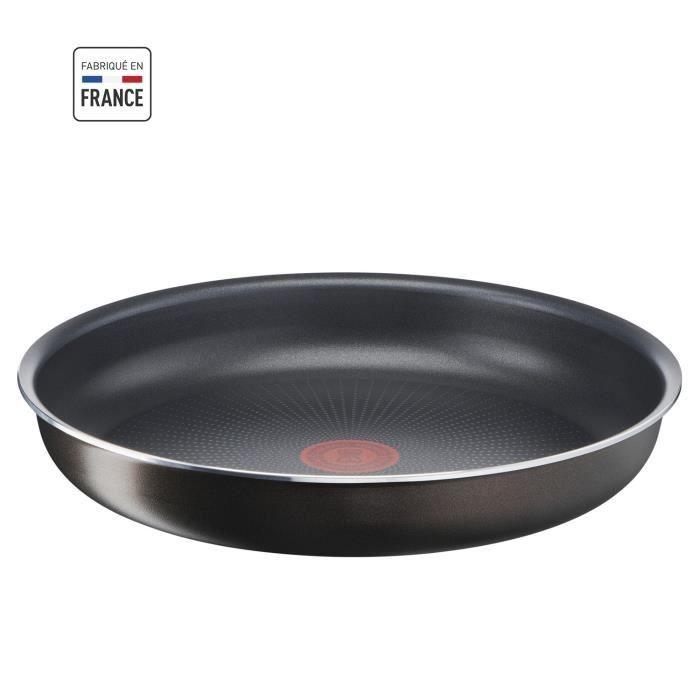 TEFAL INGENIO Poele 24 cm, Non induction, Revetement antiadhésif, Fabriqué en France, Easy Plus L1500402 TEFAL