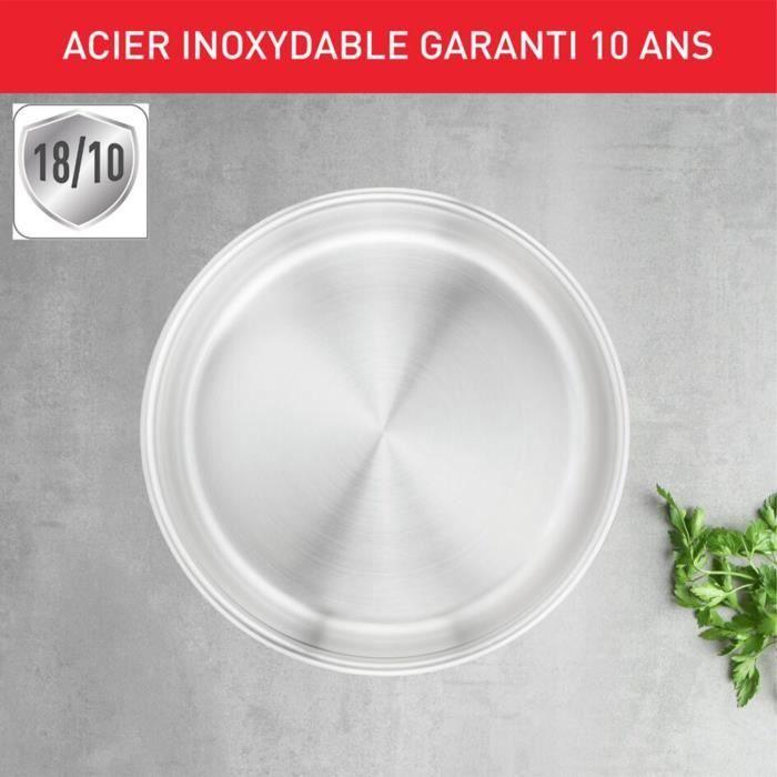 TEFAL L8982904 INGENIO PREFERENCE Casserole 18 cm, inox, poignée vendue séparément, tous feux dont induction TEFAL