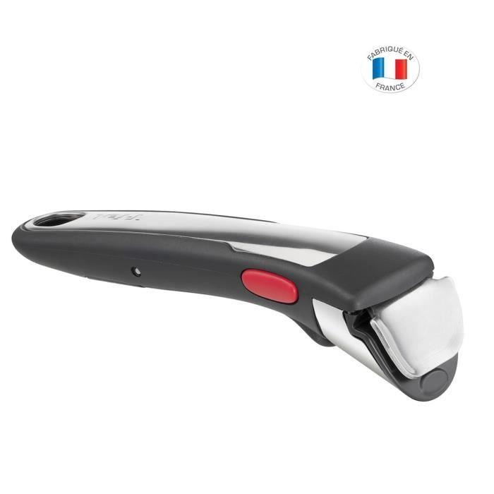 TEFAL L9863202 INGENIO Poignée amovible noire et chrome Premium TEFAL