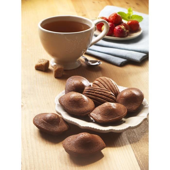 TEFAL Lot de 2 Plaques Mini Madeleines - Snack Collection - XA801512 TEFAL