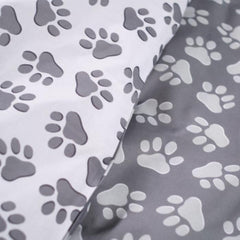 Parure de lit TODAY - housse de couette 140x200 + 1 taie d'oreiller 63x63 - 1 personne - FUNNY2.1 - Gris TODAY