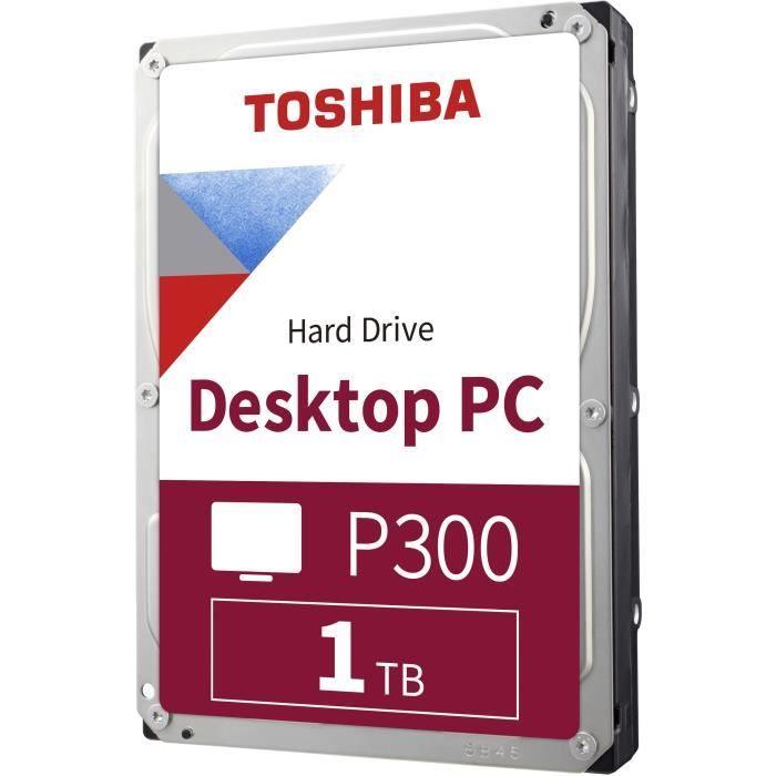 TOSHIBA - Disque dur Interne - P300 - 1To - 7 200 tr/min - 3.5 Boite Retail (HDWD110EZSTA) TOSHIBA