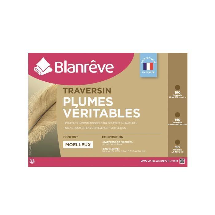 BLANREVE Traversin Plumes 140 cm BLANREVE