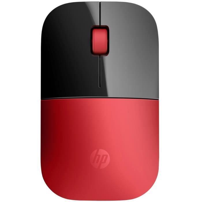 Souris sans fil HP Z3700 - Rouge Cardinal HP