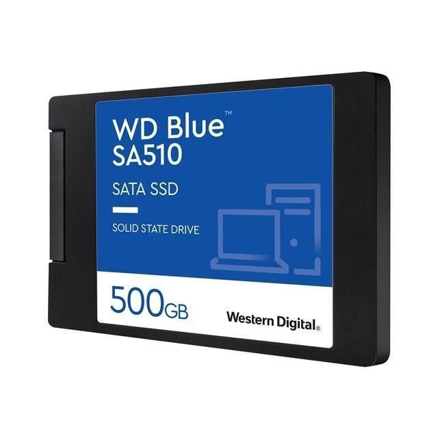 WESTERN DIGITAL Disque dur SA510 - SATA SSD - 500GB interne - Format 2.5 - Bleu WESTERN DIGITAL