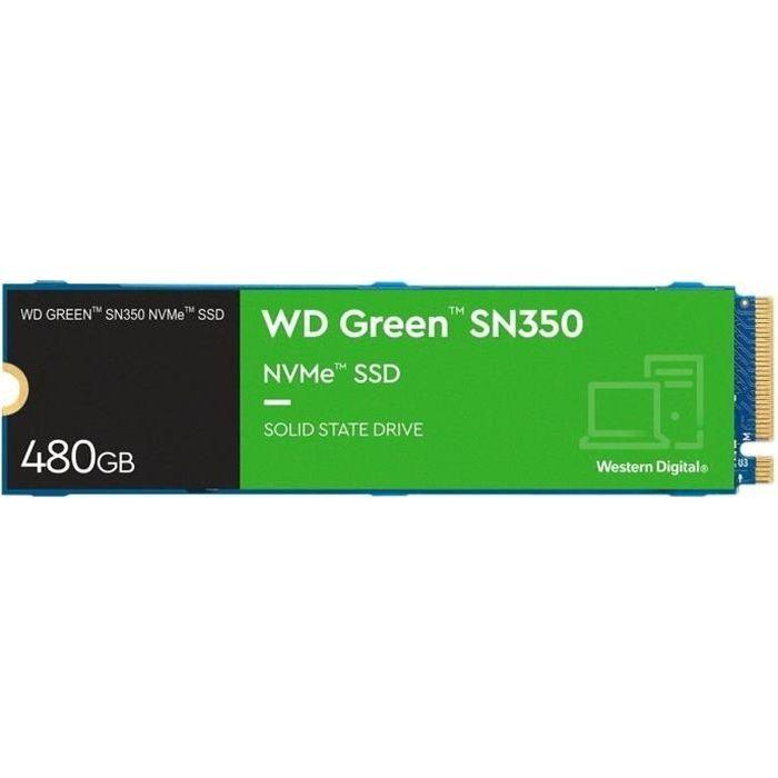 WESTERN DIGITAL - Green SN350 - Disque SSD Interne - 480 Go - M.2 - WDS480G2G0C WESTERN DIGITAL