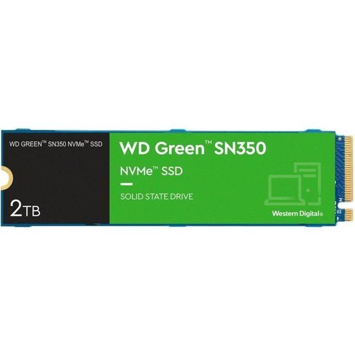WESTERN DIGITAL - Green SN350 - Disque SSD Interne - 2 To - M.2 - WDS200T3G0C WESTERN DIGITAL