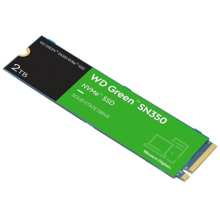 WESTERN DIGITAL - Green SN350 - Disque SSD Interne - 2 To - M.2 - WDS200T3G0C WESTERN DIGITAL