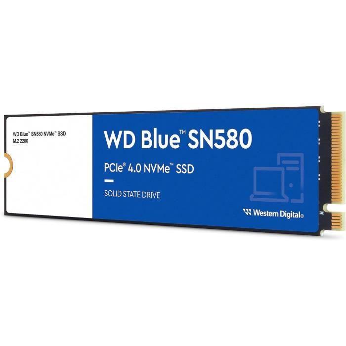 WESTERN DIGITAL - SN580 - Disque SSD interne  - NVME - 500Go WESTERN DIGITAL