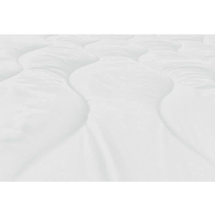 ABEIL Couette chaude Bicolore - 140 x 200 cm - Blanc et gris - Paloma Tech