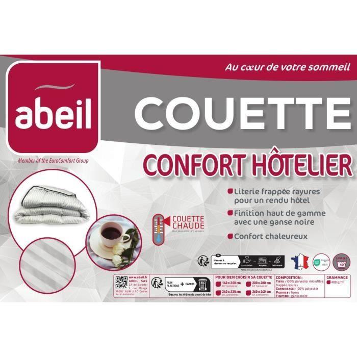 ABEIL Couette chaude Confort Hôtelier 140 x 200 cm - Paloma Tech