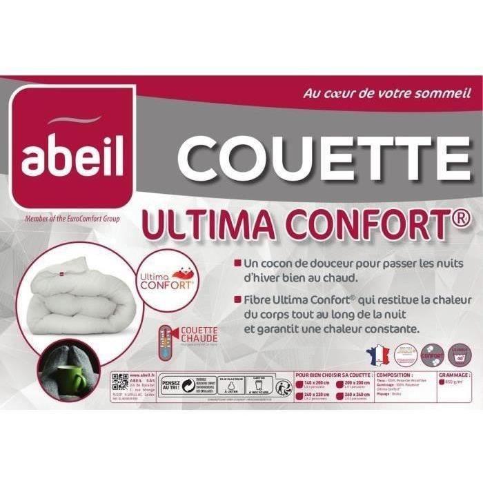 ABEIL Couette chaude Ultima Confort 450 - 140 x 200 cm - Paloma Tech