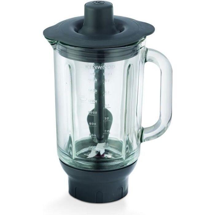 Accessoire blender verre 1,6L pour robot pâtissier KENWOOD KAH359GL - 4 lames - Paloma Tech