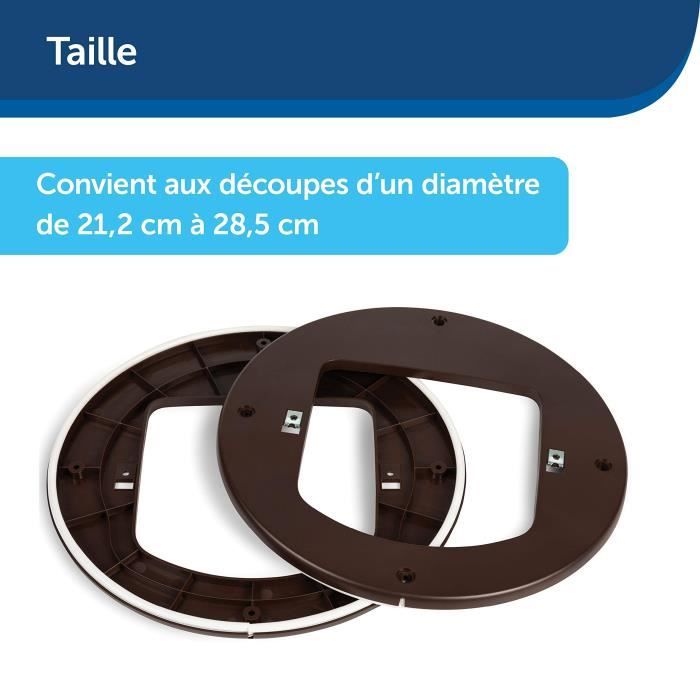 Adaptateur d'installation pour chatiere PETSAFE  PPA19-16811 - Brun - Paloma Tech