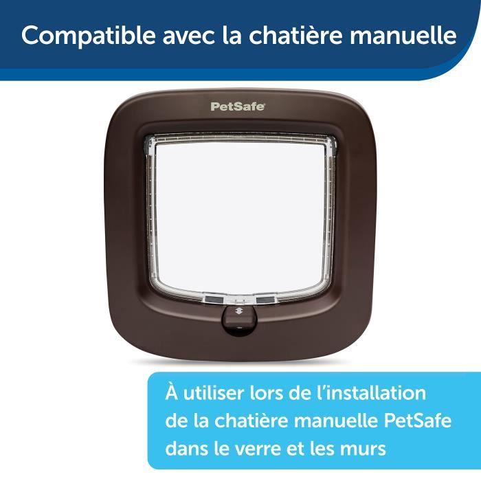 Adaptateur d'installation pour chatiere PETSAFE  PPA19-16811 - Brun - Paloma Tech