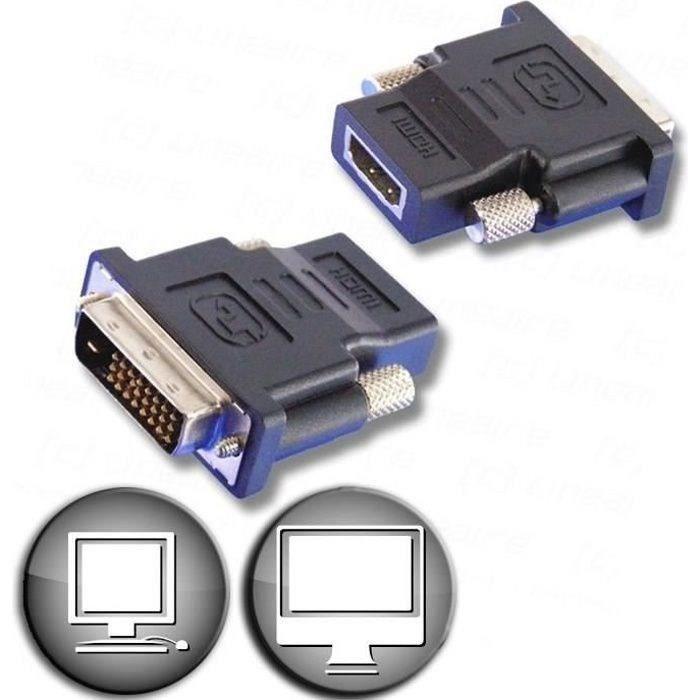 Adaptateur HDMI femelle / DVI mâle - Paloma Tech