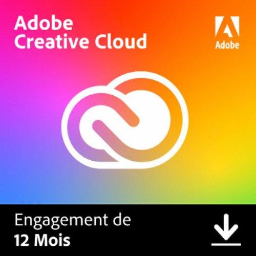 Adobe Creative Cloud all Apps - Particuliers - Licence 1 an - 1 utilisateur - A télécharger - Paloma Tech