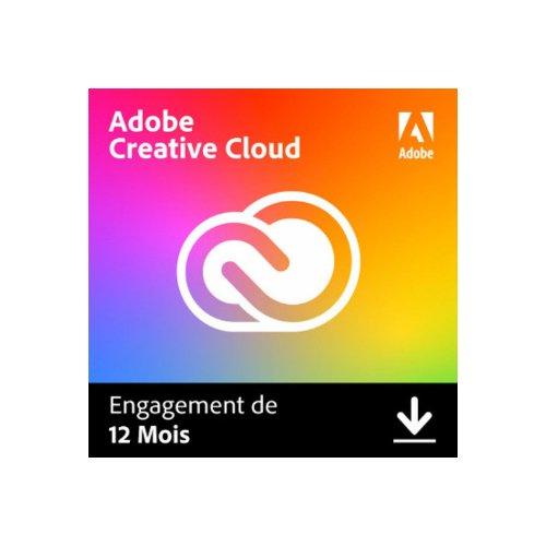 Adobe Creative Cloud all Apps - Particuliers - Licence 1 an - 1 utilisateur - A télécharger - Paloma Tech