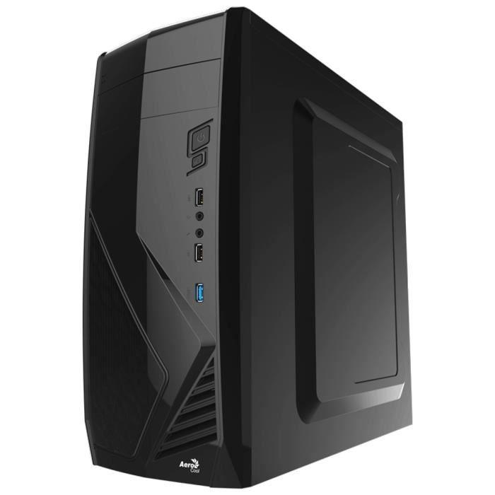 AEROCOOL BOITIER PC CS-1102 - Moyen Tour - Noir - Format ATX (ACCM-PC03014.11) - Paloma Tech