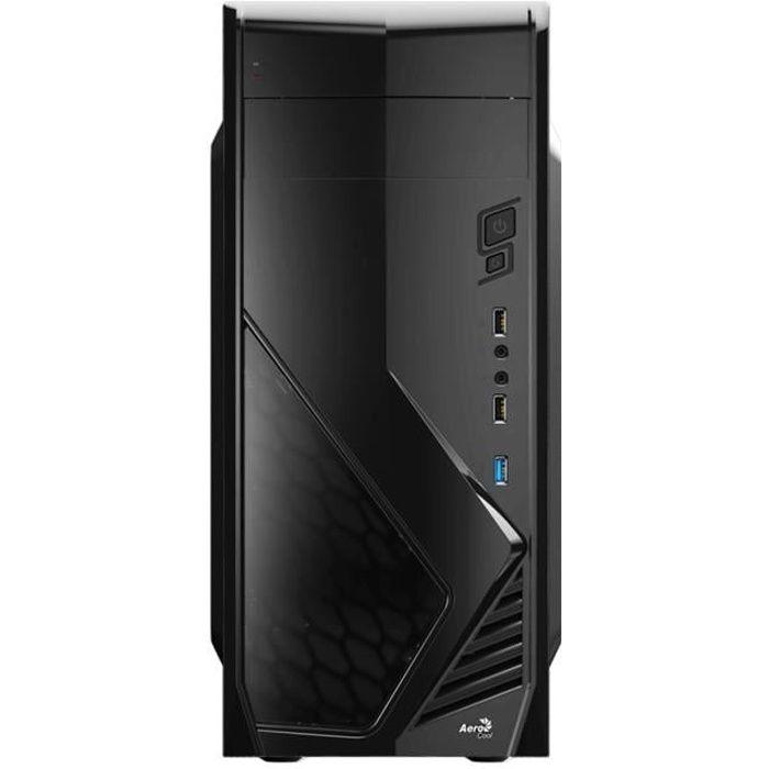 AEROCOOL BOITIER PC CS-1102 - Moyen Tour - Noir - Format ATX (ACCM-PC03014.11) - Paloma Tech