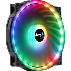 AEROCOOL - Duo 20 ARGB 6pins - Ventilateur 200mm pour boitier - Paloma Tech