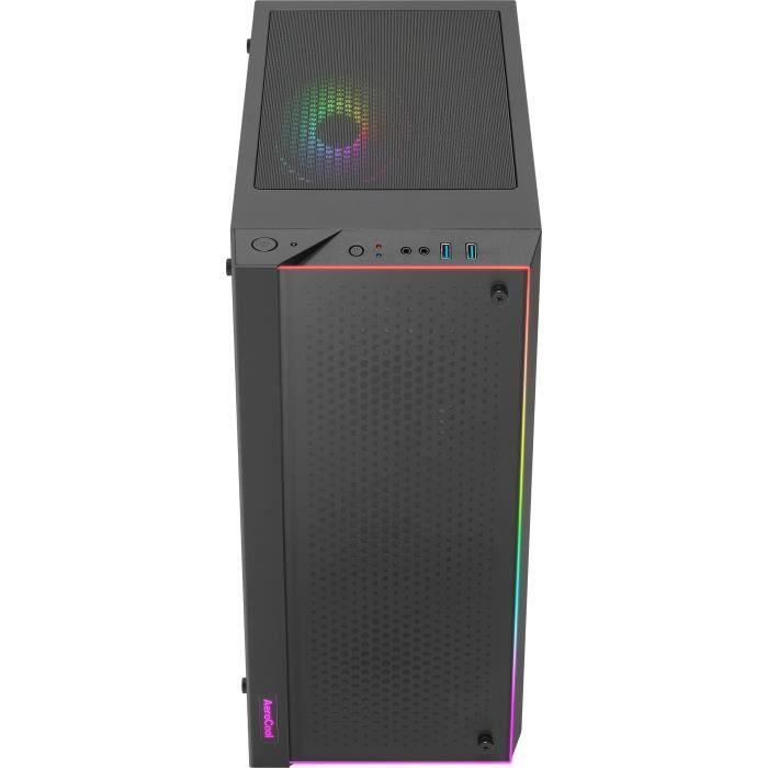 AEROCOOL - Skribble G V1 Noir - Boitier sans alimentation - Moyen tour - Format ATX - Paloma Tech