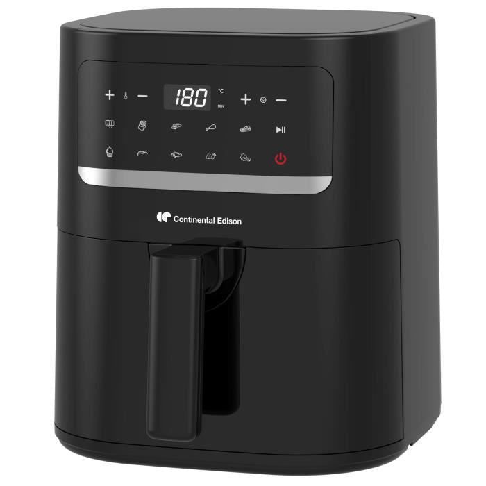 Airfryer - Friteuse a Air Sans huile CONTINENTAL EDISON - FRSH1400B - 4,5 L - Noir - 1400W