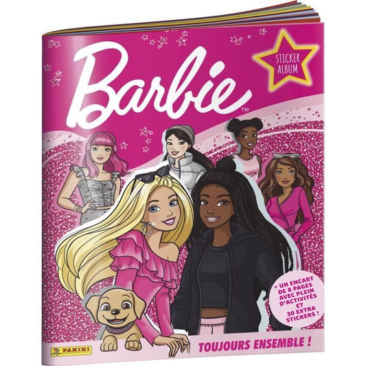 Album de stickers Barbie Toujours Ensemble! Panini - 176 stickers base brillants et pailletés