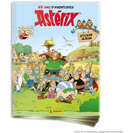 Album - PANINI - Astérix (65eme anniversaire) - 264 stickers brillants et métal