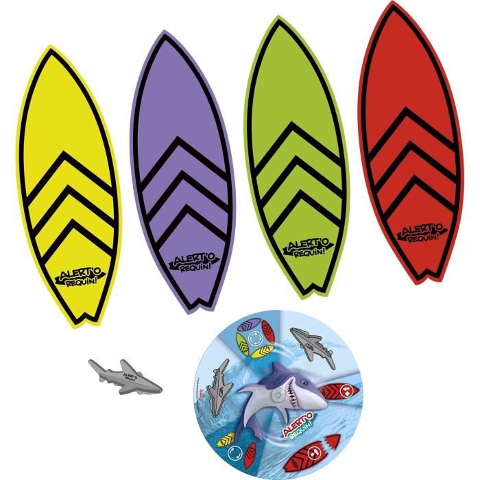 Alert’O Requin! Jeu de société - Jeu d’ambiance - Des 5 ans - 2 a 4 joueurs - Lansay