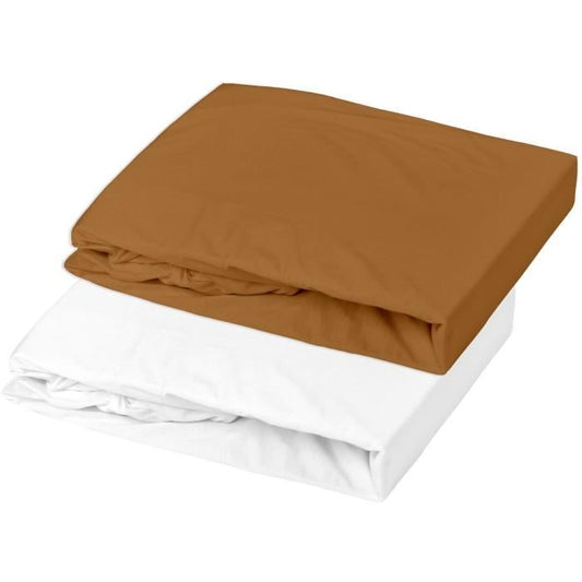 Alese polyuréthane + Drap housse - 60x120 cm - Caramel