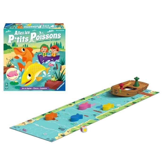 Allez Les P’tits Poissons - Premier Jeu de société pour Enfants - 20991 - Ravensburger - Des 3 ans.