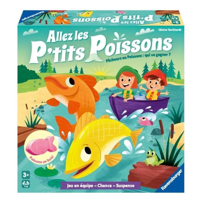 Allez Les P’tits Poissons - Premier Jeu de société pour Enfants - 20991 - Ravensburger - Des 3 ans.