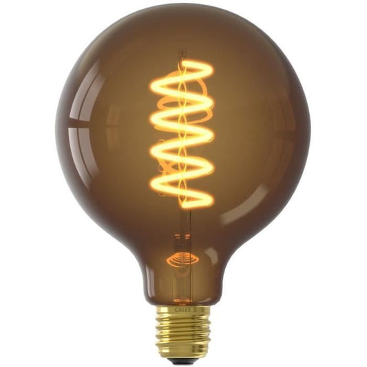 Ampoule LED E27 - CALEX - G125 GLOBE - Filament droit - 4 W - 120 lm - 1800 K - Intensité variable - Naturel