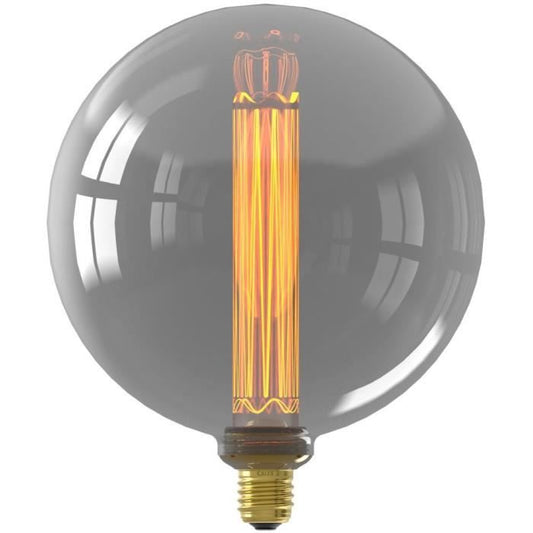 Ampoule LED E27 - CALEX - ROYAL KALMAR - Filament - 3,5 W - 60 lm - 2000 K - Intensité variable - Titanium