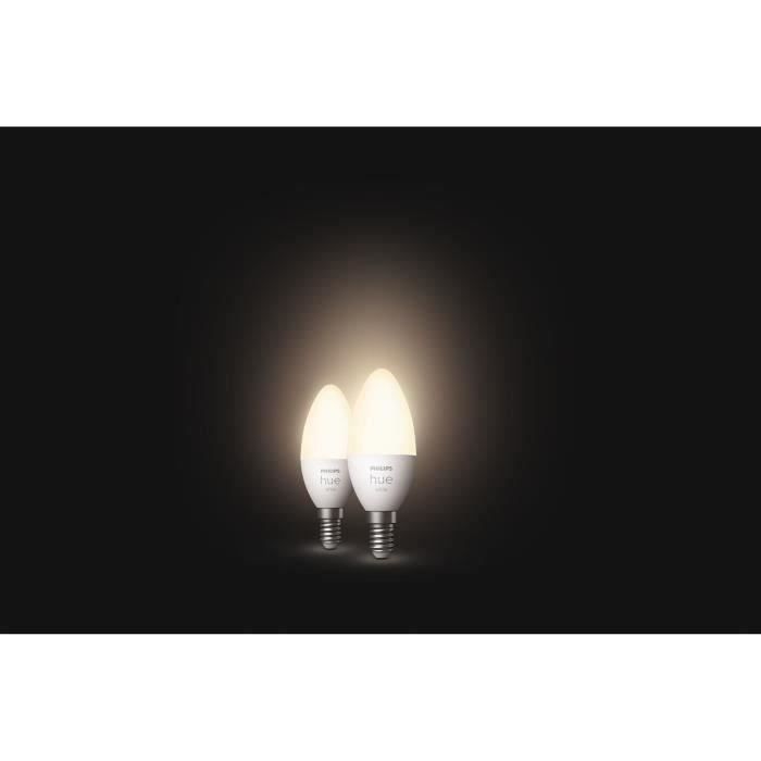 Ampoules connectées Philips Hue HW 5.5W E14 x2