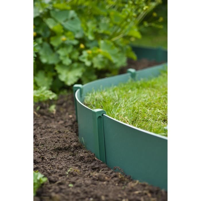 Ancres pour bordure en polyéthylene recyclé - NATURE - H26,7 x 1,9 x 1,8 cm - Vert - Paloma Tech