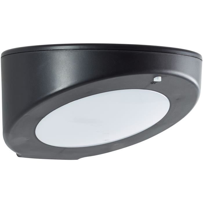 Applique extérieure avec détecteur - BRILLIANT - BARDUM - LED et solaire - Plastique - 4 W - Noir - Paloma Tech