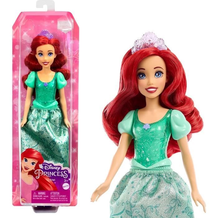 Ariel Poupée 29 cm Mattel Poupée Disney Princesses habillage et accessoires HLW10