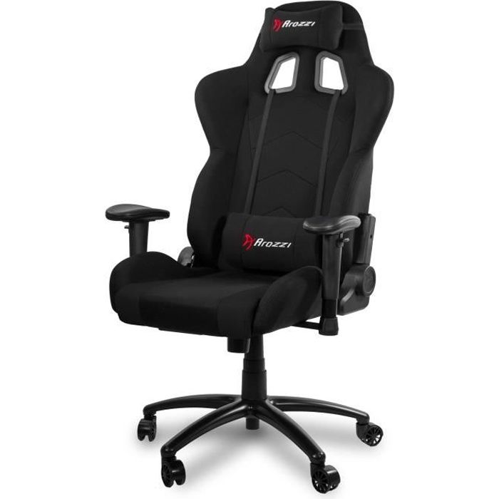 AROZZI Fauteuil Gaming Inizio - En métal - Revetement en tissu - Noir