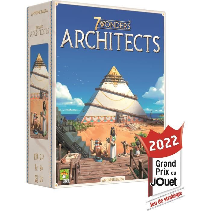 ASMODEE - 7 Wonders: Architects - Age: 8 + - Nombre de joueurs: 2-7 - Mixte - 25 minutes