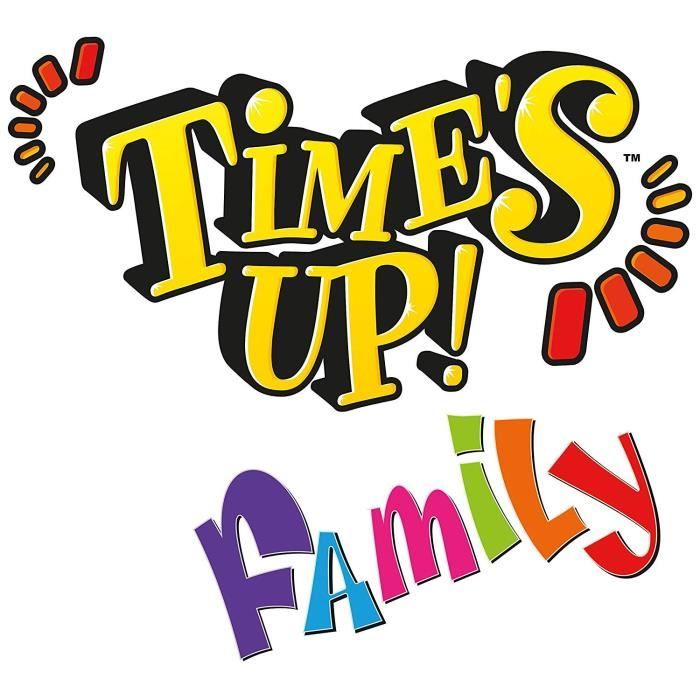 Asmodée - Repos Production - Time’s Up!: Family - Version Orange - Jeu de société - a partir de 8 ans - 4 a 12