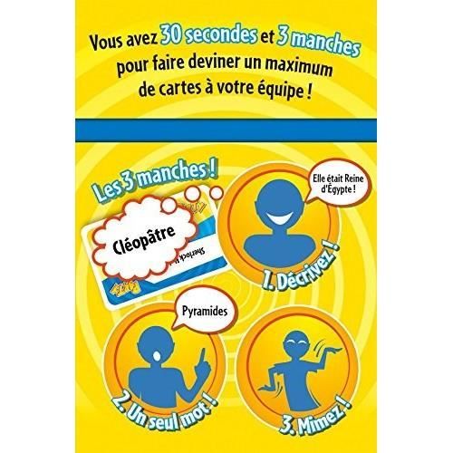 Asmodée - Repos Production - Time’s Up!: Party - Version Jaune - Jeu de société - a partir de 12 ans - 4 a 12